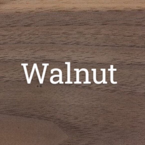 Walnut Wall Rail Modern Display - Picture 2 of 12